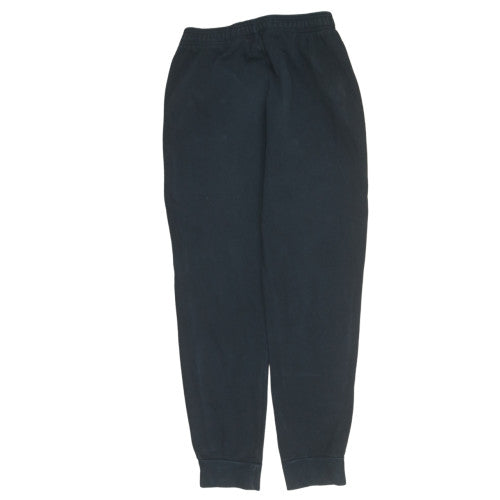 Adidas Boys Black 13-14 Years Jogger Sweatpants with White Stripe