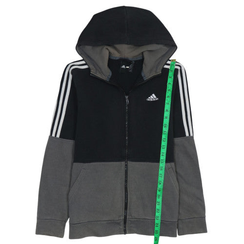 Adidas Men's Black Full Zip Hoodie Small Sports Fleece Jacket