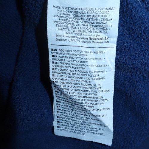 Nike Men's Blue Graphic Logo Pullover Sweatshirt Size M