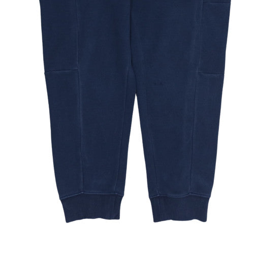 Nike Men Blue Jogger Sweatpants S Regular Fit Fleece Tapered