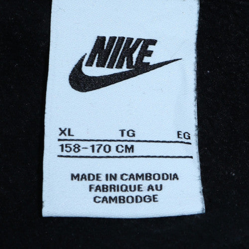 Nike Boys Black Pullover Hoodie XL Fleece Hooded Sweatshirt