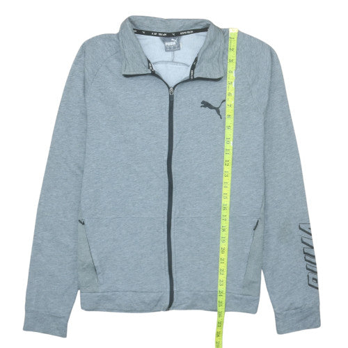 Puma Men's Grey Full Zip Track Jacket Size M Regular Fit