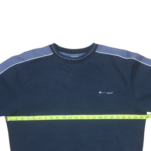 Dunlop Men's Blue XL Pullover Sweatshirt Crew Neck Sports Top