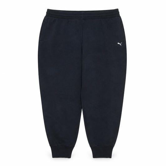 Front view of Puma Men’s Black Fleece Sweatpants 2XL Regular Fit Casual Sportswear
