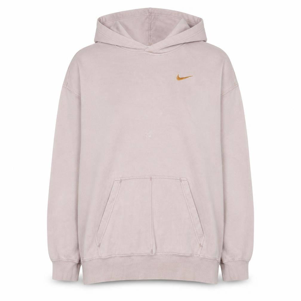 Nike Womens Beige Pullover Hoodie Small Relaxed Fit Sweatshirt