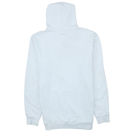 Puma Men's White Medium Pullover Hoodie with Graphic Logo