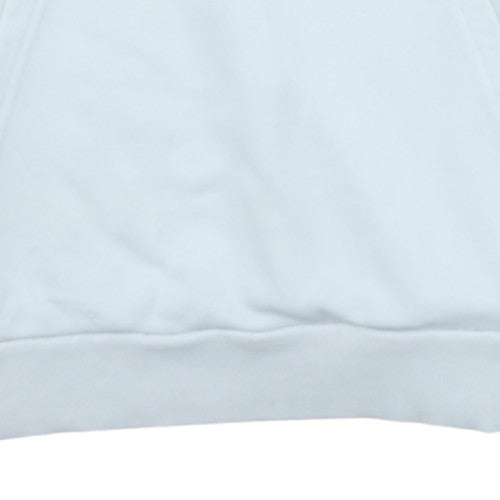 Puma Men's White Medium Pullover Hoodie with Graphic Logo