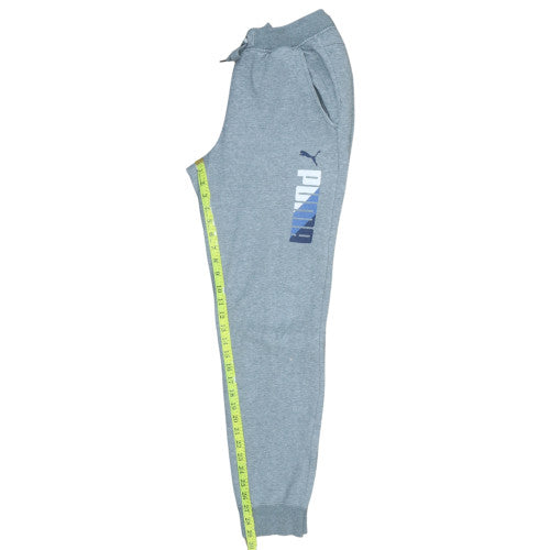 Puma Mens Grey Jogger Sweatpants Size S Regular Fit Activewear