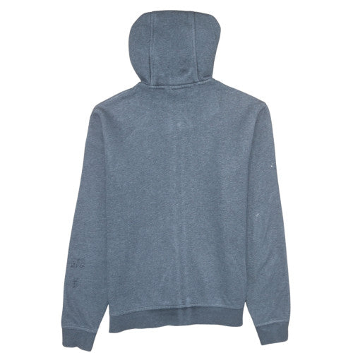 Nike Men's Grey Full Zip Hoodie M Regular Fit Fleece Sweatshirt