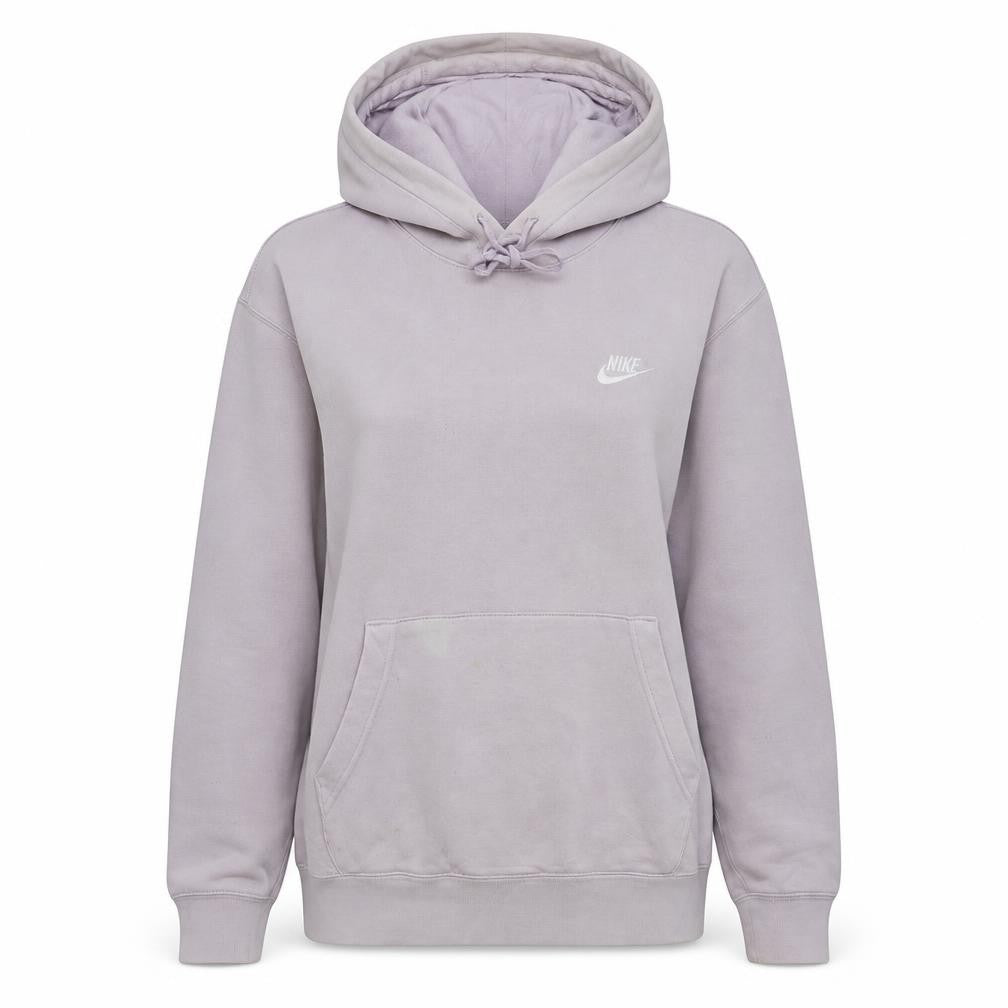 Nike Womens Lavender Pullover Hoodie Small Cotton Blend Casual