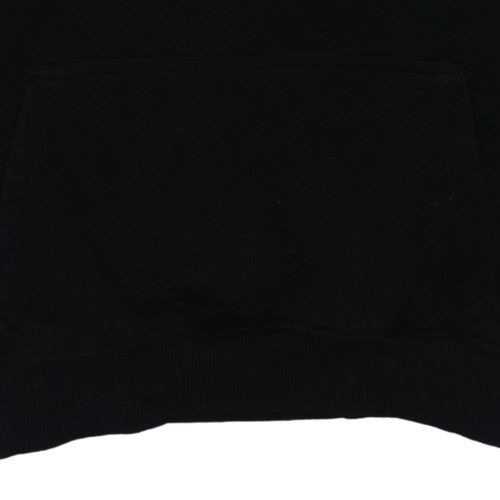Tommy Hilfiger Men's Black Pullover Hoodie 2XL Fleece Sweatshirt