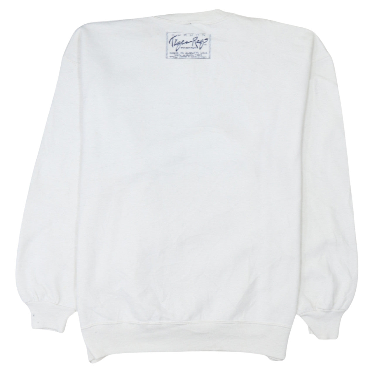 Russell Athletic Men's White Auburn University XL Pullover Sweatshirt