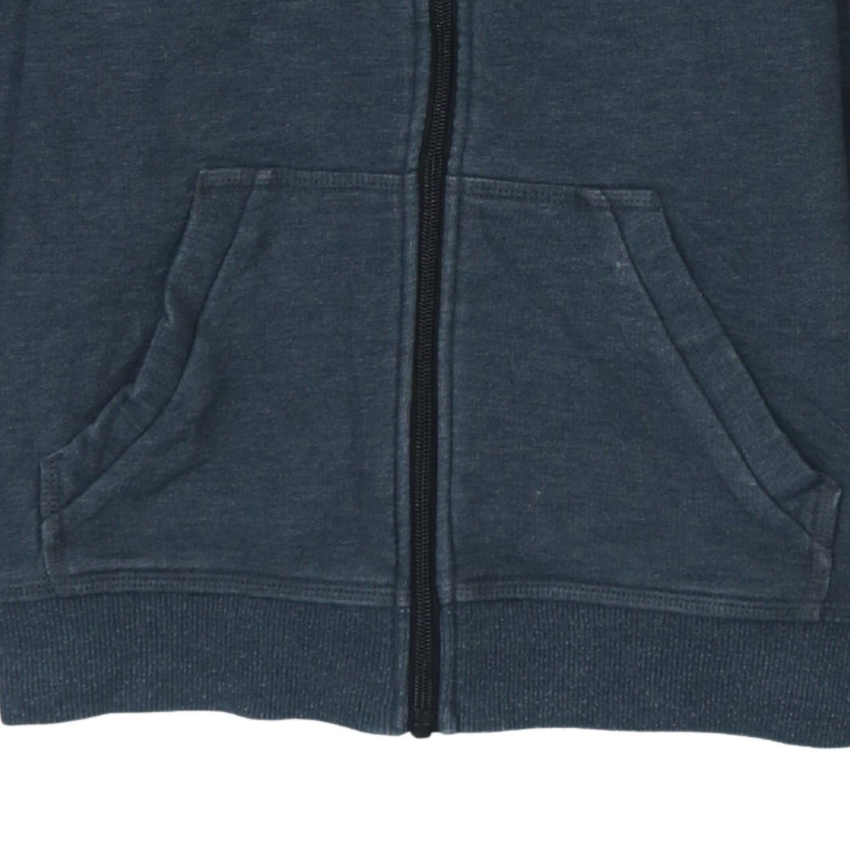 Puma Women’s Blue Track Jacket Size 12 Full Zip Cotton Blend