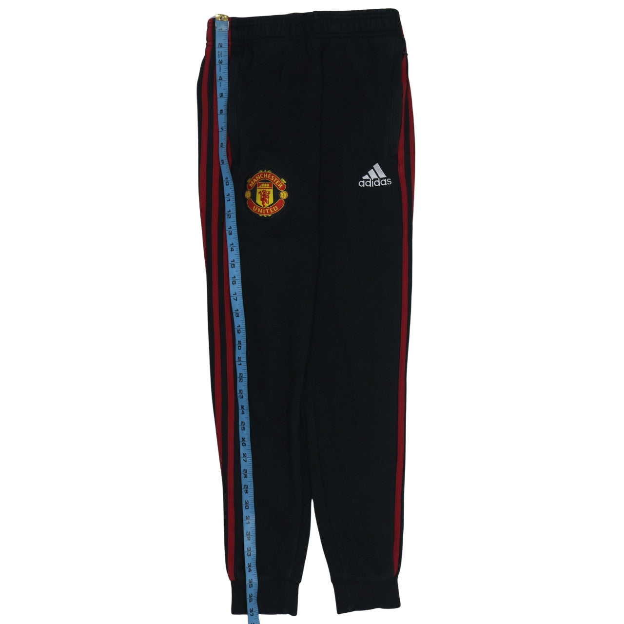 Adidas Men Black XS Jogger Sweatpants Manchester United Track Pants