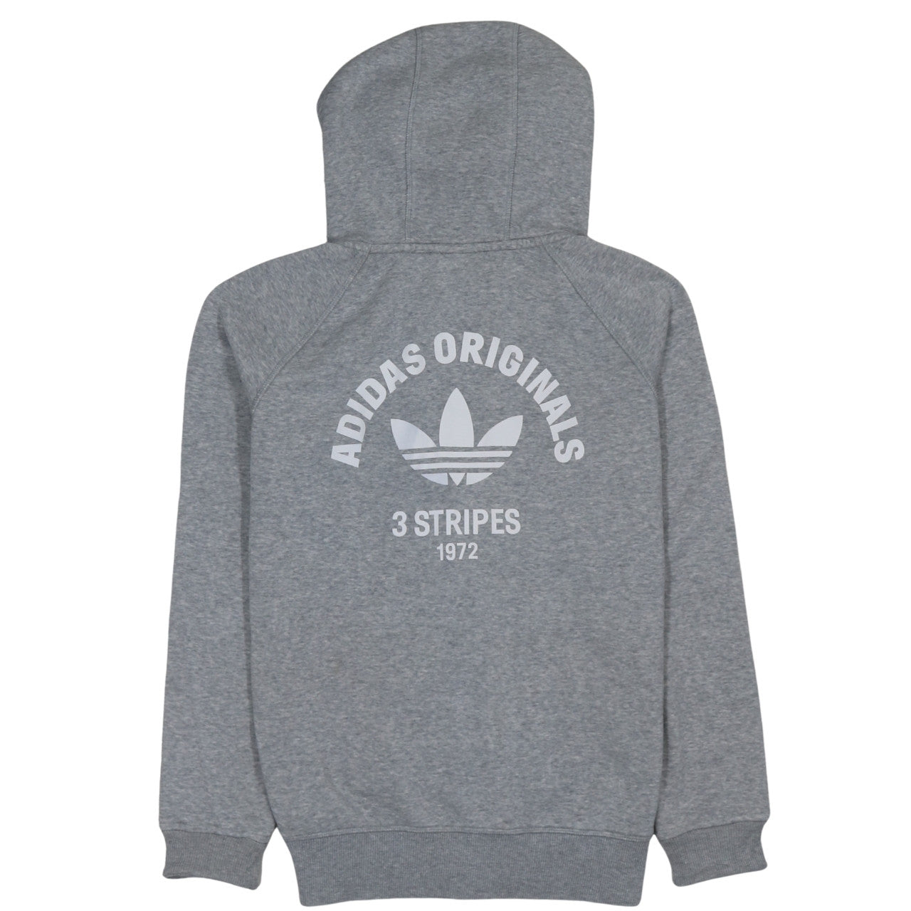 Adidas Originals Womens Grey Full Zip Hoodie Size 12