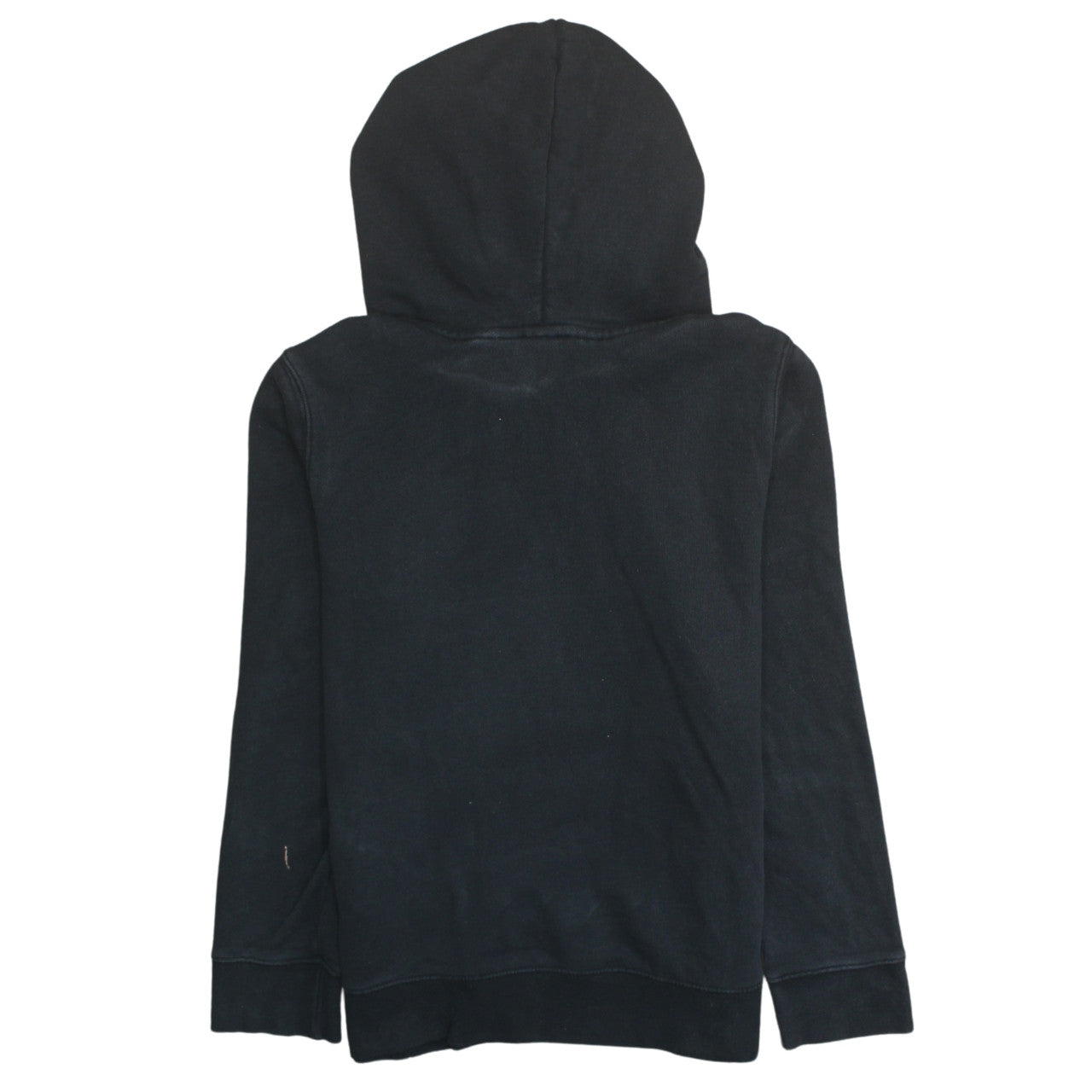 Adidas Women's Black Pullover Hoodie Small Trefoil Logo Sweatshirt