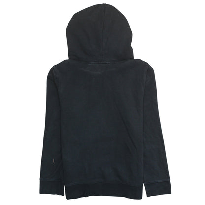 Brand and care label for Adidas Women's Black Pullover Hoodie Small Trefoil Logo Sweatshirt