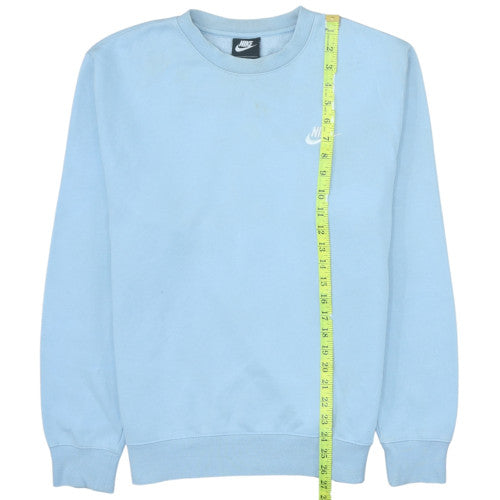 Nike Men's Blue Pullover Crew Neck Sweatshirt Size S