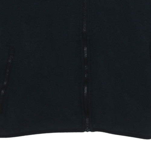 Nike Men's Black Full Zip Hoodie L Sportswear Cotton Blend