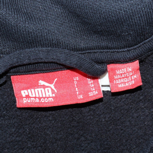 Puma Black Track Jacket Teens Size 14 Full Zip Sportswear