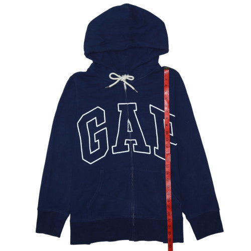 GAP Women's Blue XL Hooded Full Zip Track Jacket
