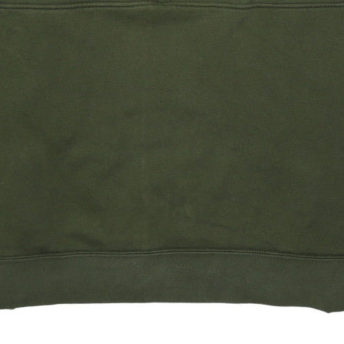 Nike Men's Green 1/2 Zip Fleece Sweatshirt 2XL Regular Fit