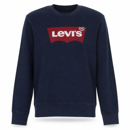 Levi's Men's Blue Graphic Logo Pullover Sweatshirt Size M