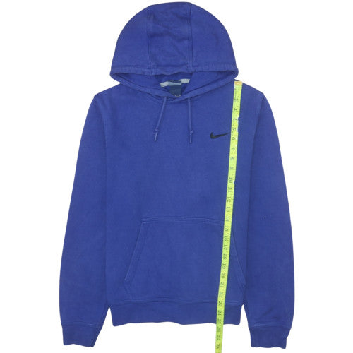 Nike Men's Blue Pullover Hoodie Medium Regular Fit Fleece