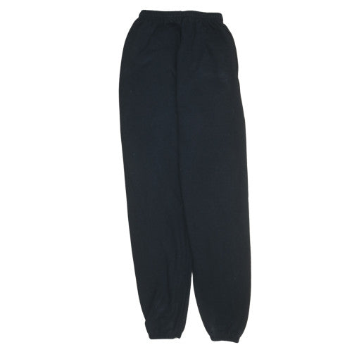 Champion Men's Black Fleece Sweatpants M Relaxed Fit Activewear