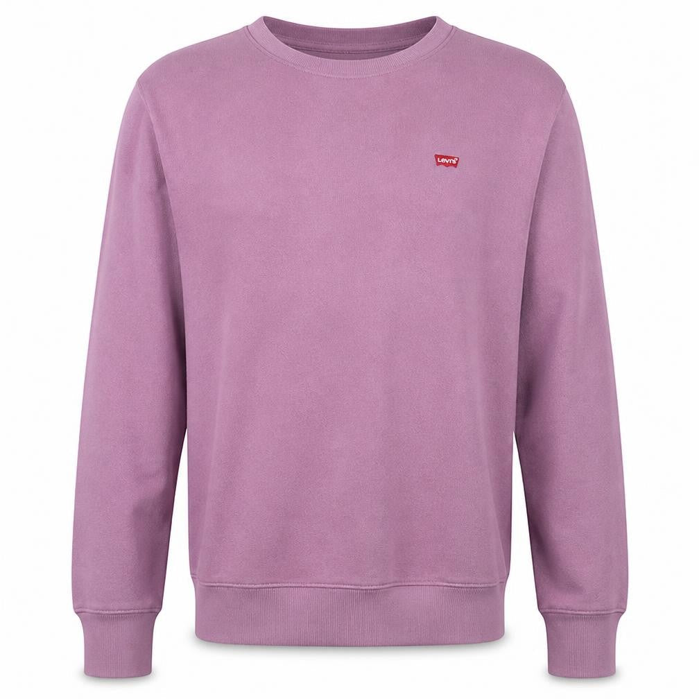 Levi's Men's Purple Crew Neck Sweatshirt Size L Cotton Standard Fit