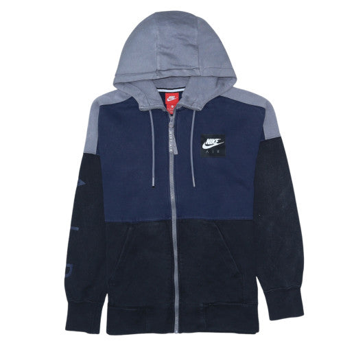 Nike Air Men's Blue Full Zip Hoodie XS Fleece Sportswear