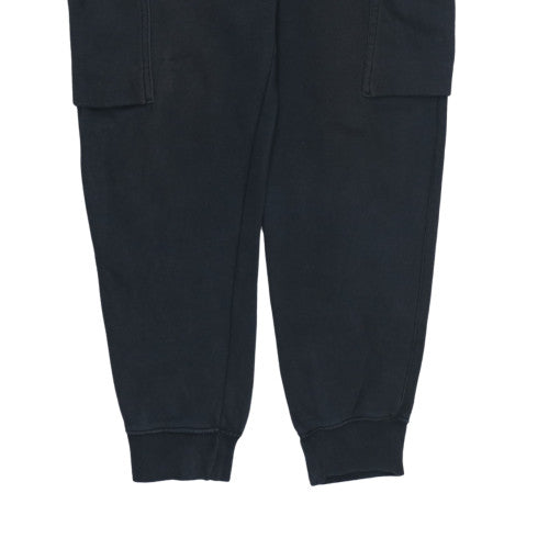 Nike Men's Black Jogger Cargo Sweatpants Fleece S Regular Fit