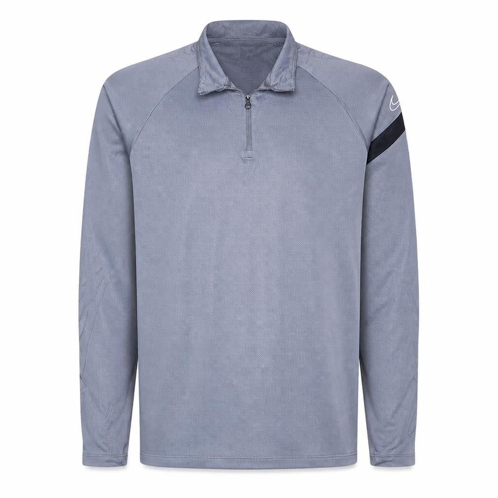 Nike Men's Grey Dri-FIT 1/4 Zip Athletic Sweatshirt Size S