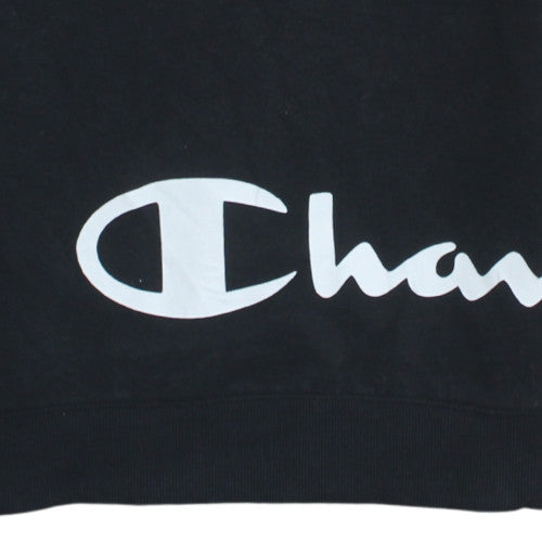 Champion Teens Black XL Sweatshirt Crew Neck Pullover Casual