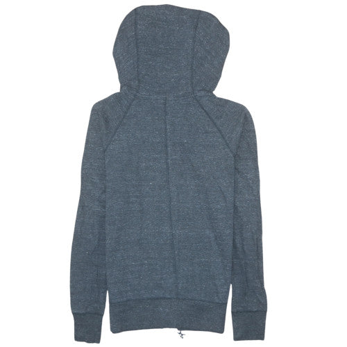 Nike Women's Grey Full Zip Hoodie XS Cotton Blend Sportswear