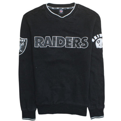 Primark NFL Raiders Black Sweatshirt Men's XS Crew Neck Pullover