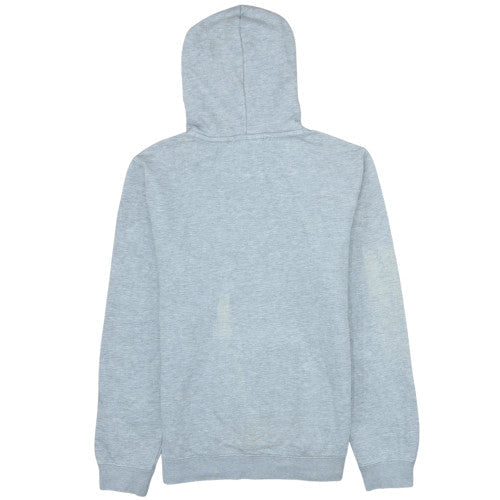 Champion Men's Grey Pullover Hoodie Medium Regular Fit Logo Fleece