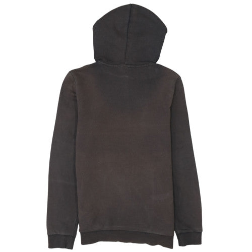 Puma Boys Black 13-14 Years Pullover Hoodie Cotton Fleece Sportswear