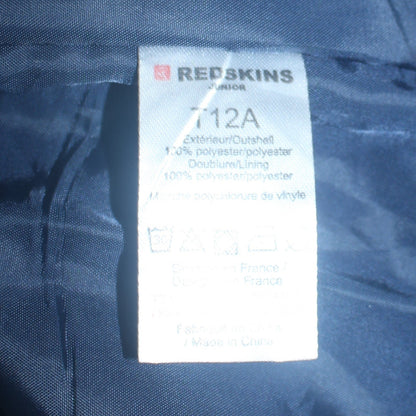 Additional view of Redskins boys’ blue varsity jacket 12 years polyester lined college style