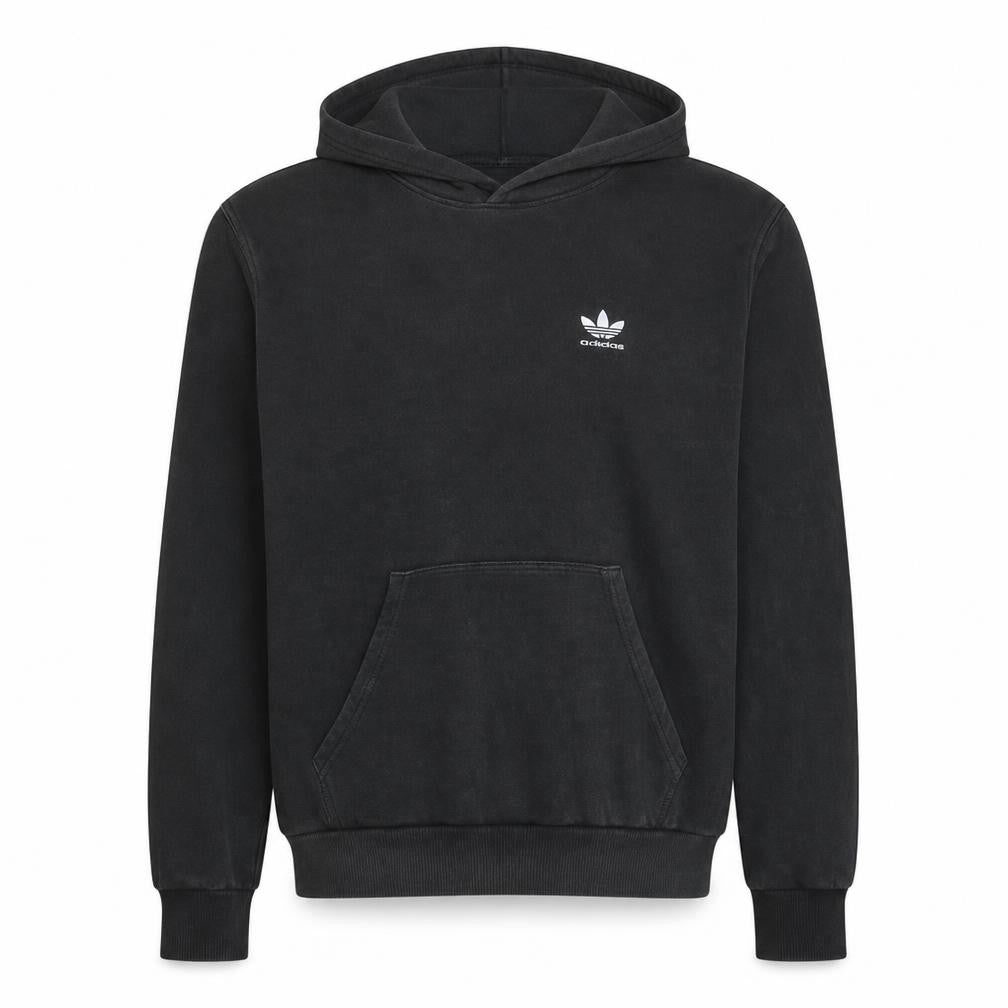 Adidas Men's Black Pullover Hoodie Medium Skateboarding Fleece