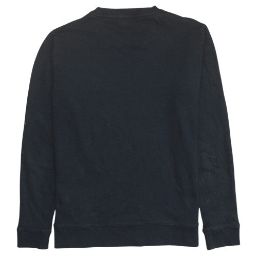 Calvin Klein Jeans Men's Black Cotton Crew Neck Sweatshirt M