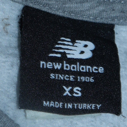 New Balance Men's Grey XS Pullover Sweatshirt Crew Neck Fleece