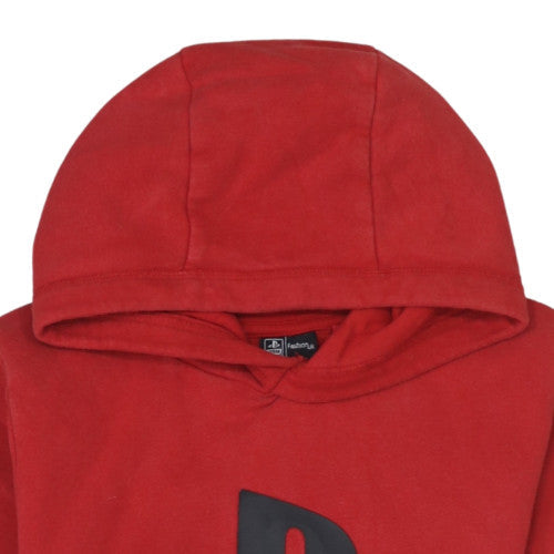Next Boys Red PlayStation Pullover Hoodie 12 Years Fleece Graphic Print
