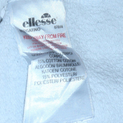 Additional view of Ellesse Men's White Crew Neck Logo Sweatshirt, size M