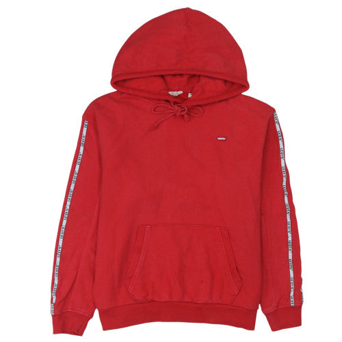 Levi's Men's Red Pullover Hoodie Size S Regular Fit Fleece