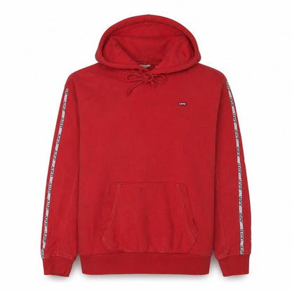 Levi's Men's Red Pullover Hoodie Size S Regular Fit Fleece