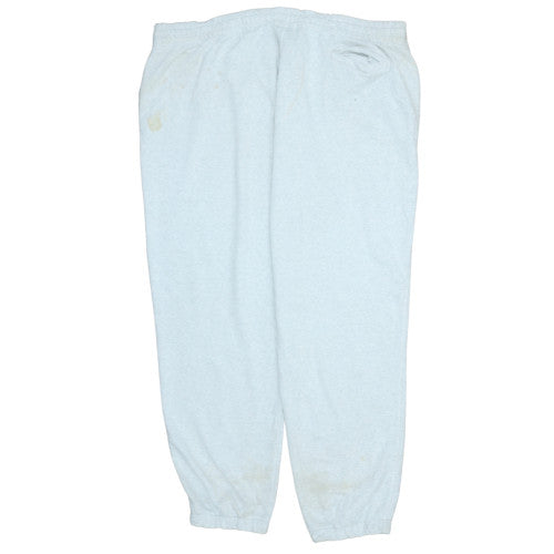 New Balance Men's White Fleece Sweatpants Size S Elastic Waist Activewear