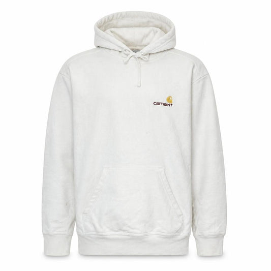 Carhartt Men’s White Small Pullover Hoodie with Logo