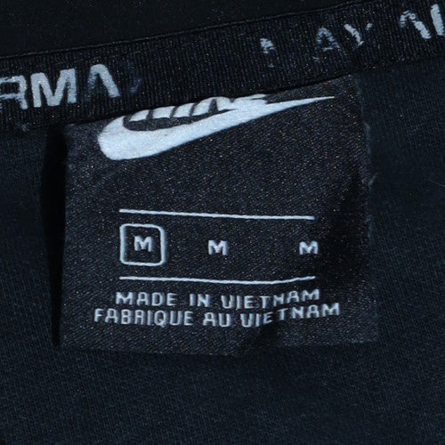 Nike Men Black Air Max 1/2 Zip Sweatshirt Size M