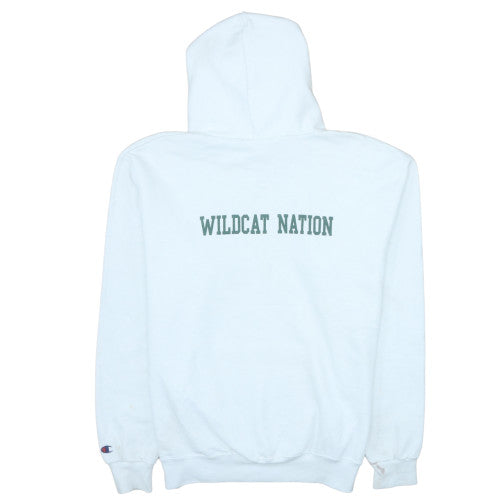 Authentic Men’s White Volleyball Pullover Hoodie L Fleece